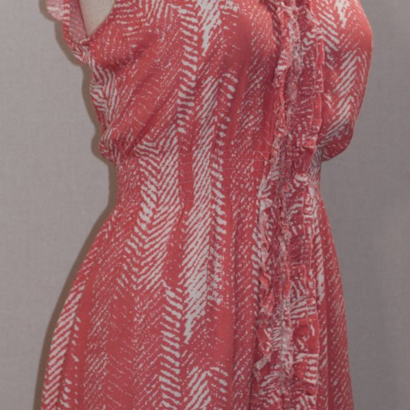 THML Pink & White Cotton Dress - Picture 5 of 11